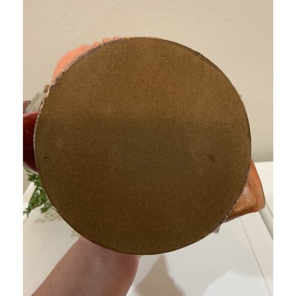 Vtg Resin Clay Wiseman Gift Pillar Candle Holder Bust Figurine Statue Pedestal - Picture 6 of 10